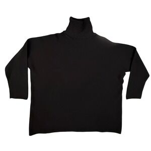 Cobblestone Living Clara Turtleneck Sweater Oversized Cozy Knit Women's One Size